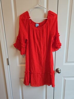 CeCe Ruffle Sleeve Dress